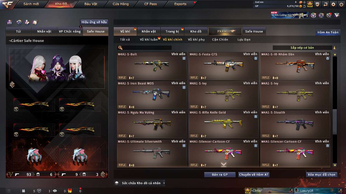 shop acc cf uy tin gia re